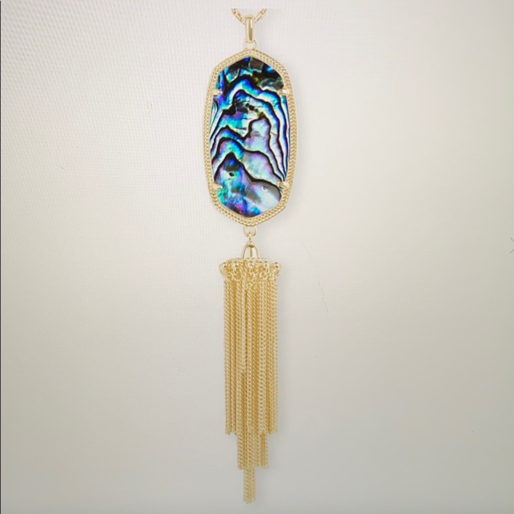 Kendra Scott Rayne Gold Long Pendant Necklace